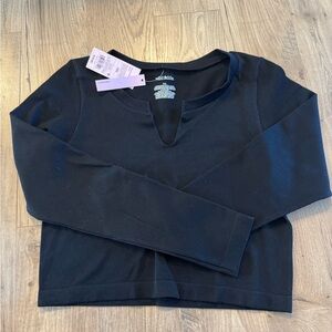 Wild Fable Black Long Sleeve Top XXL